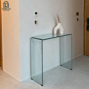 میز کنسول شیشه ای کد 01