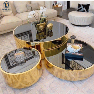 میز جلو مبلی استیل کد 06