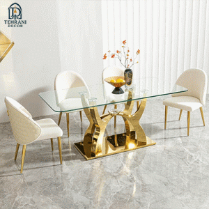 میز ناهار خوری استیل کد 19